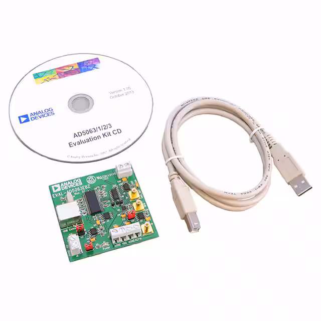 EVAL-AD5063EBZ Analog Devices Inc.  Cartes d'évaluation - Convertisseurs numériques-analogiques (DAC)